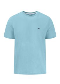 Big & Tall Sizes - Fynch-Hatton - T-shirt in soft cotton with logo print, extra long - XLT