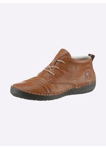 Rieker Damen Schnürschuh in cognac ,Größe 37, Witt, 100% Lederimitat