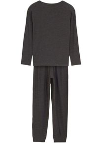 Pigiama con cotone morbido, Grigio, Taglia 140/146, bonprix