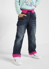 Jeans termici con fodera in pile, Blu, Taglia 146, bonprix