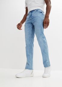 Jeans elasticizzati con taglio comfort regular fit straight, Blu, Taglia 64, bonprix