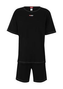 Diesel Pijama scurtă 'ADAM-D-CORE' Bărbaţi negru, Mărimea M
