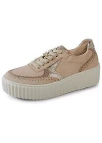 Plateau-Sneaker Gabor beige