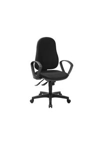 Topstar Stuhl »Support SY« - 60x80x38cm - schwarz - Polyester / Kunststoff / Holz