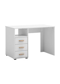 Tchibo - Schreibtisch »Torge« - 109x58x74cm - schwarz - Holz / Eschen-Massivholz / Kunststoff