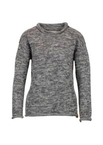 Albmerino Womens Oversize Pulli Mouline Wollen vest Dames (44/46 |grijs)