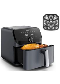 Tefal Heißluftfritteuse »EY855B Easy Fry Mega Heißluftfritteuse« 2020 W 8 voreingestellte Programme, extragroßes Fassungsvermögen, EY855B in grau