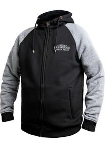 John Doe Hoodie XTM, textile jacket , color: Black/Grey , size: S