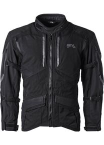 GMS-Moto Acamar, casaco têxtil impermeável , cor: Preto , tamanho: 5XL