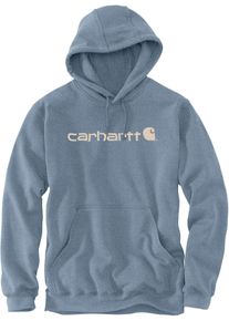 Carhartt Signature Logo, hoodie , color: Light Blue (Hh5) , size: L