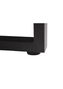 Mesa retangular de 180x90cm em madeira de acácia e aço lacado Bolero DS157