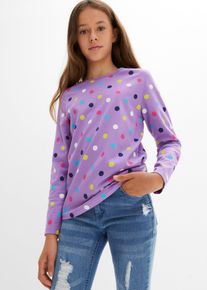 L&aring;ng&auml;rmad T-shirt i ekologisk bomull (3-pack) - bl&aring; - storlek 92/98 - bonprix