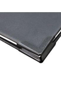 100 Unidades - Esquinas para libros PS 30, 30 x 30 mm, lacado en negro, metal