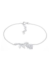 Elli - Delicata Catena Panzer Ciondolo Rosa Panzer in argento sterling 925 Bracciali e Braccialetti 1 pieces female