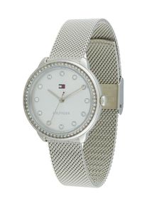 Tommy Hilfiger Dames Analoog horloge 'DEMI' zilver / transparant / wit One Size