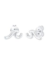 Elli - Orecchini a Perno Onde Tendenza in Argento Sterling 925 1 pieces female