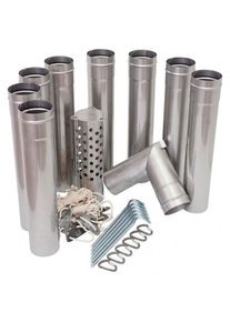 Nordisk Torden Chimney Pipe Set Tent extension (One Size, steel)