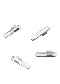 100 Unità - Capicorda metallici (a T), 14,3 x 3,2 x 3,5 mm, nichelato, acciaio, argento