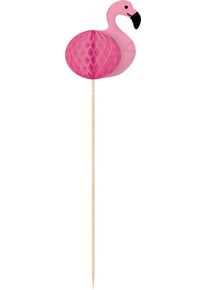 Amscan 10 brochettes Flamingo Paradise 16,5 cm