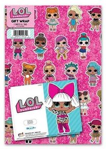 LOL fashion girls papel de regalo