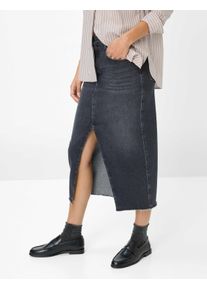 Brax Dames Style KACIE USED BLACK BLACK, denim donkergrijs,