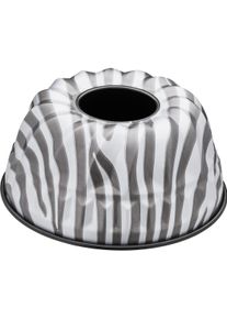 Kaiser Gugelhupfform Gugelhupf Backform 22cm beschichtet Go wild! Zebramuster, Backform, Weiss, Schwarz