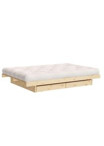 Karup Design Bettgestell »Kanso Bed in beige, Größe Liegefläche B/L: 140 cm x 200 cm
