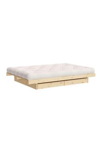 Karup Design Bettgestell »Kanso Bed in beige, Größe Liegefläche B/L: 180 cm x 200 cm