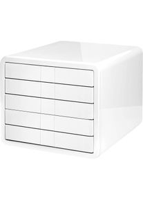 HAN i-BOX 1551-12 Schubladenbox 5 Fächer DIN A4 DIN C4 weiß