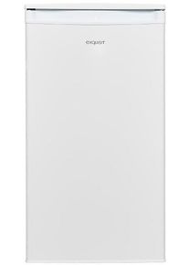 Exquisit KS85-V-091E Stand-Kühlschrank 45cm breit 75 Liter LED-Beleuchtung Flaschenregal weiß