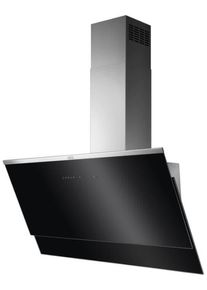 AEG DVE5971HG Dunstabzugshaube Kopffreihaube 90cm breit Hob²Hood-Funktion SilenceTech edelstahl schwarz