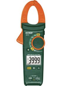 Extech MA443 Hand-Multimeter Stromzange Messgerät digital CAT III 600V grün orange