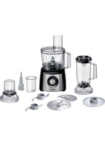 Bosch Haushalt MCM3PM386 Küchenmaschine 900W 2,3l 50 Funktionen Edelstahl schwarz