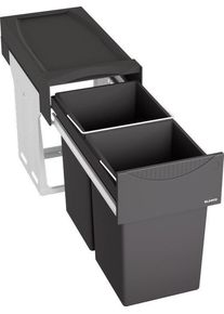 Blanco Botton II 30/2 Manuell Abfallsammler Mülleimer 2x15 Liter schwarz