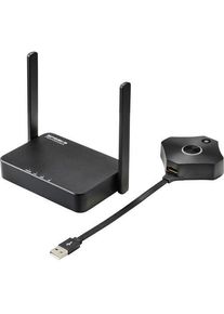 SpeaKa Professional SP-WTR-500 Präsentationssystem HDMI-Übertragung FHD 30m drahtlos schwarz