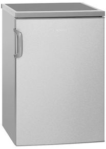 Bomann VS2195 ix Stand-Kühlschrank 56cm breit 133 Liter Abtauautomatik Edelstahl-Optik