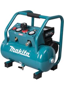 Makita AC001GZ Akku-Druckluft-Kompressor 9,3bar 40V ohne Akku ölfrei türkis schwarz