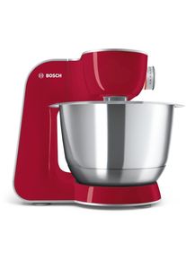 Bosch CreationLine MUM58720 Küchenmaschine Knetmaschine Mixer Schnitzler 1000 Watt 3D Rührsystem deep red
