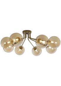 ECO-Light Neptun Deckenleuchte Deckenlampe 8x G9 champagner