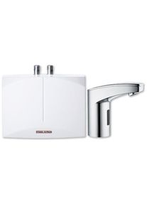 Stiebel Eltron DEM3 WSH 10 Durchlauferhitzer-Set Warmwasserbereiter Sensor-Armatur 3,53kW elektronisch weiß