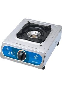 CAGO Jove Electronics JV-02c Gaskocher Gasherd Campingkocher 1-flammig 4000W Stellfeld Turbo Edelstahl