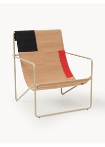 ferm LIVING Sillón Desert Beige Metal An 63 x F 66 cm