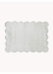Côté Table Set de manteles individuales Boutis, 6 uds. Gris An 49 x L 34 cm