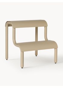 Ferm Living Kids Taburete infantil de metal Up Step Beige Metal An 34 x Al 36 cm