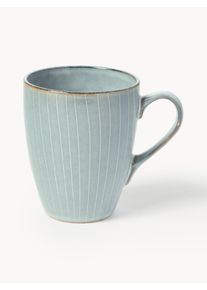 Broste Copenhagen Canecas artesanais Nordic Sea, 400 ml, 6 uni. Azul Grés Ø 10 x Alt 12 cm, 400 ml