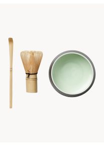 PRINTWORKS Set para preparar matcha Cafe Kitsuné x PRINTWORKS, 3 pzas. Beige An 18 x Al 23 cm
