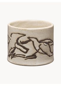 ferm LIVING Taza Vuelo Marrón Loza de barro Ø 9 x Al 7 cm, 200 ml