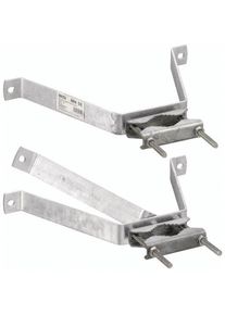 Wisi MN 03 Mastbügelgarnitur für Mast-Ø max 80 mm, 17119, Stahl (MN03)