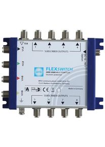 Wisi DRR 0508 FLEXSWITCH Multischalter, 5-Eingänge, 8-Teilnehmer, passiv Receiver gespeist, 74973 (DRR0508)