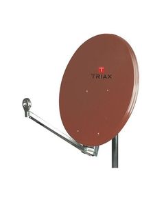 Triax Hit FESAT 85 ZR Offset-Parabolreflektor, ziegelrot